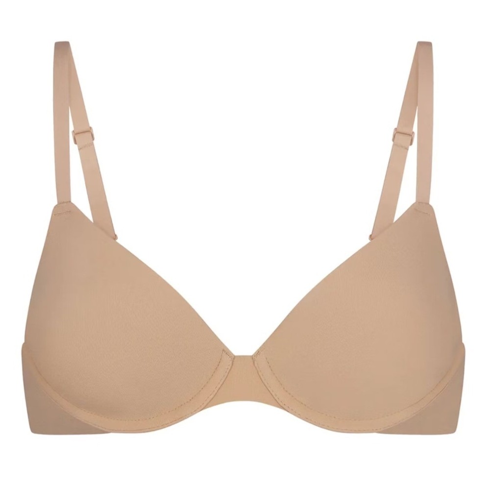 Skims Fits Everybody T-Shirt Bra Clay Beige Underwire 38C